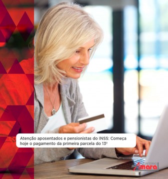 Ateno aposentados e pensionistas do INSS: Comea hoje o pagamento da primeira parcela do 13