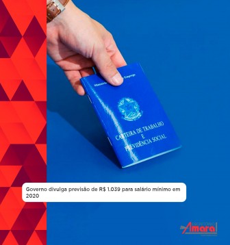 Governo divulga previso de R$ 1.039 para salrio mnimo em 2020