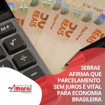 Sebrae afirma que parcelamento sem juros é vital para economia brasileira